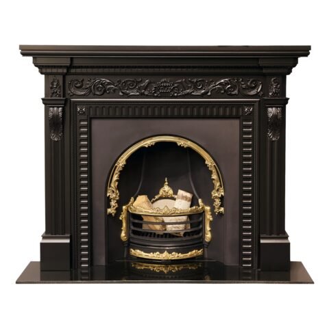 Black Fireplace