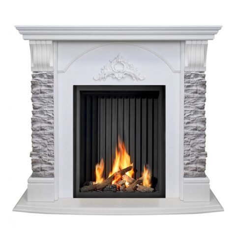 White Fireplace