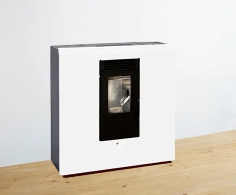 Estufa de Pellet WATT Slim 8 8.02 kW Blanca