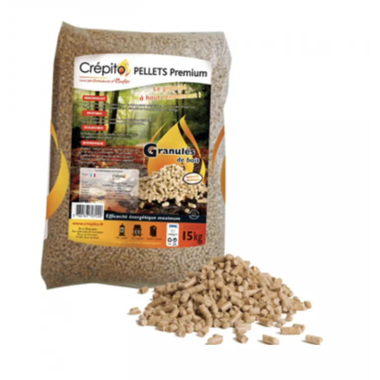 PELLETS DE MADERA CRÉPITO POR PALET DE 72 BOLSAS DE 15 KG - Imagen 2