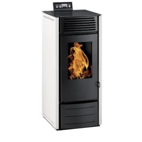 Estufa de pellets MARINA 10KW – Blanca WIFI